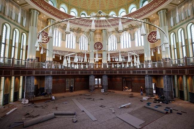 Taksim Camii 7 Mayıs'a hazırlanıyor